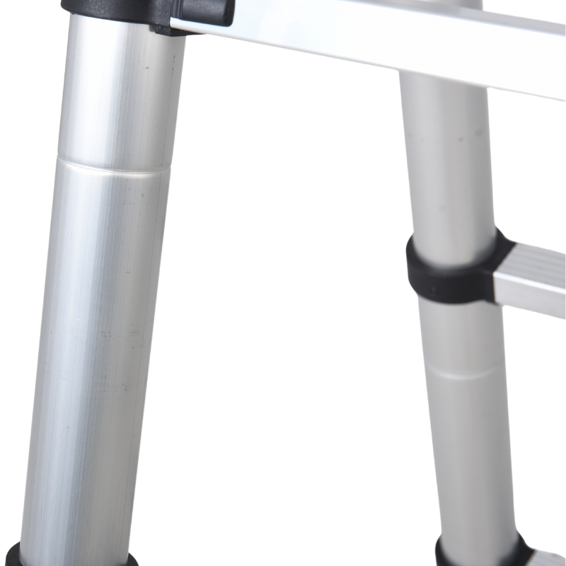 Multifunctional Thickened Aluminum Alloy Herringbone Expansion Ladder Aluminum Alloy Telescopic Step Ladder