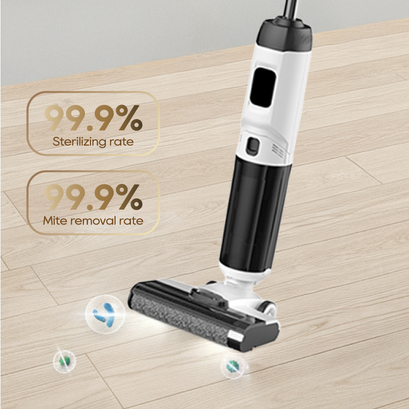 Wet Dry Cordless Vacuum Cleaner Rechargeable Battery Hard Floor Cleaning