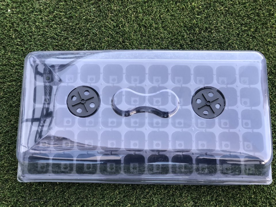 Hydroponics 72 Cell Garden Seed Germination Tray Chamber Kit with Heat Mat Seedling Trays
