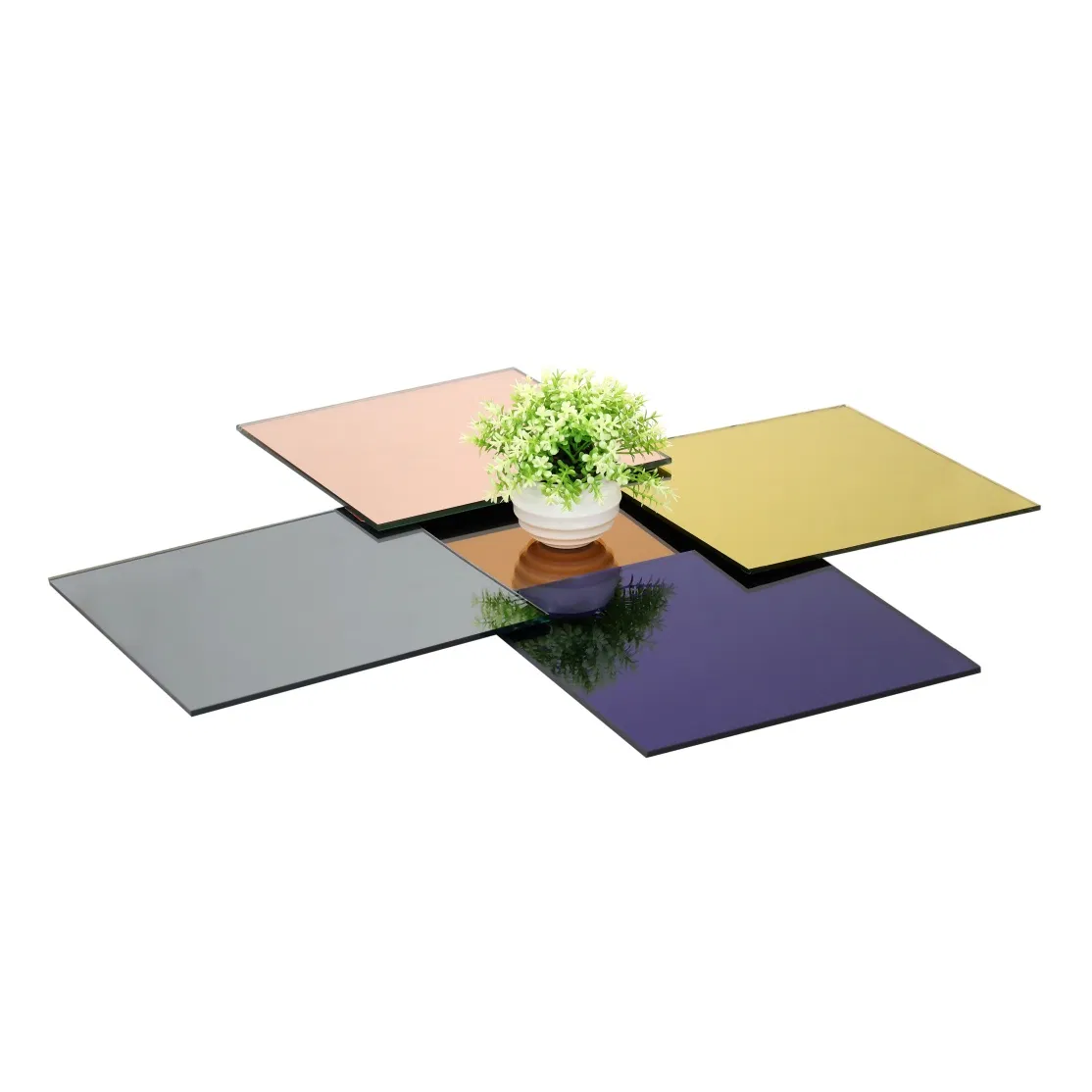 Various Color Euro Grey Bronze Ford Dark Blue Golden Mirror for Building