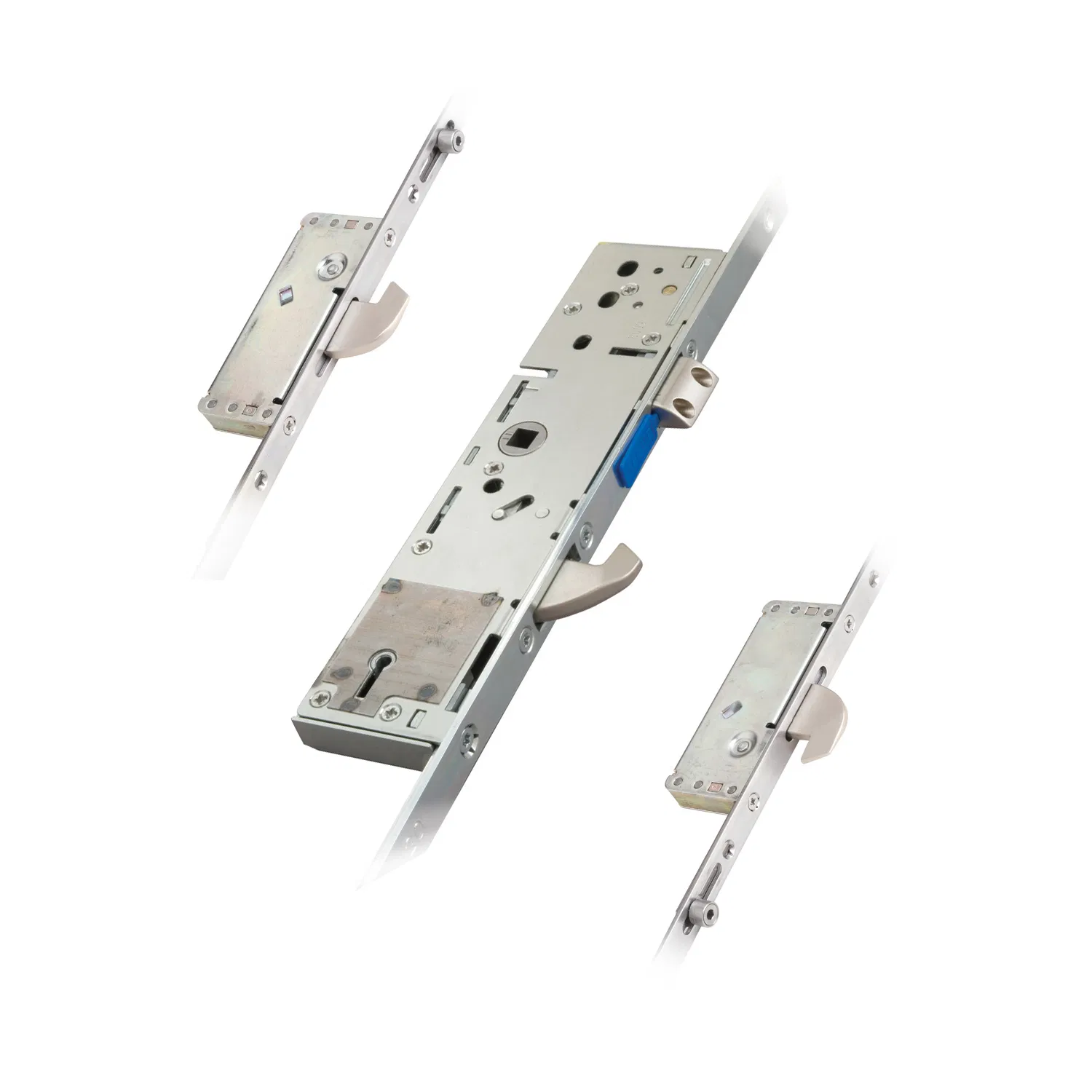 2 Hook Invisible Cylinder Aluminium Trim Multi Point Door Lock
