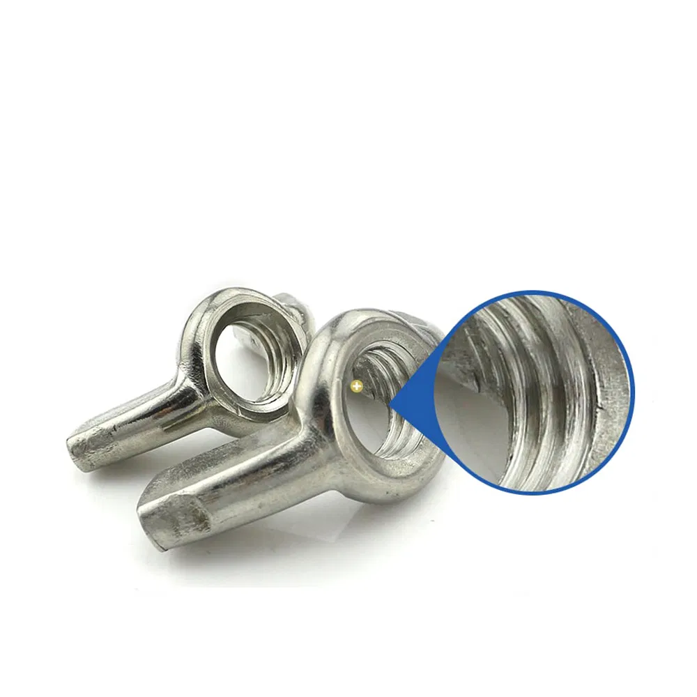 DIN315 Stainless Steel A2 A4 Wing Nuts M2 M2.5 M4 M6 M8