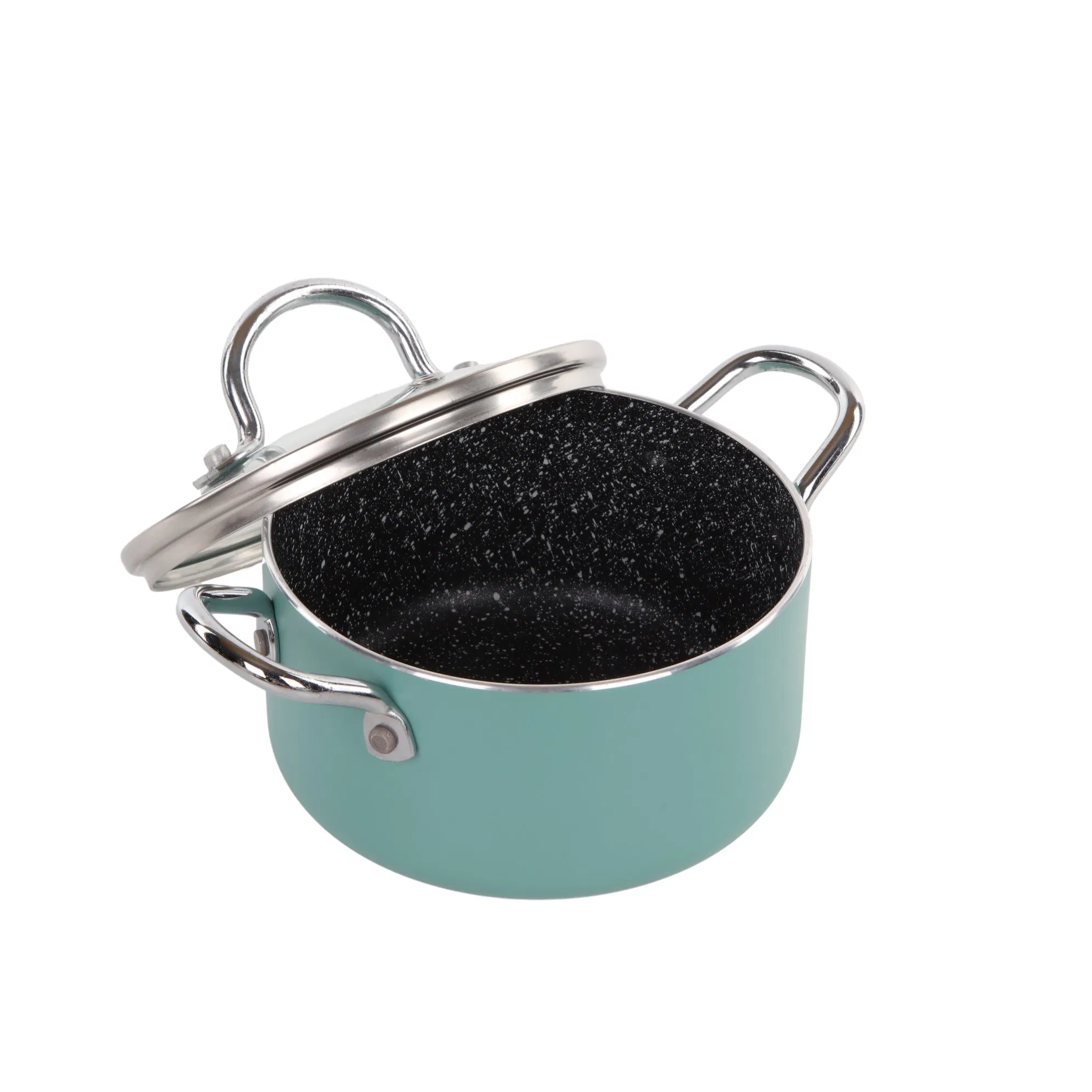 Customized Colorful Aluminum Nonstick Mini Soup Pot Stockpot with OEM/ODM Service