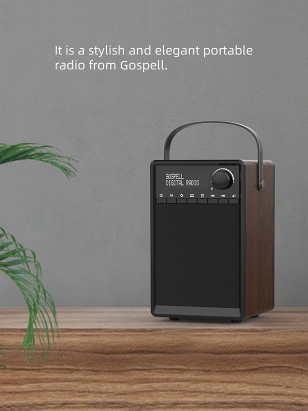 Портативный радиоприемник GOSPELL с Bluetooth и USB