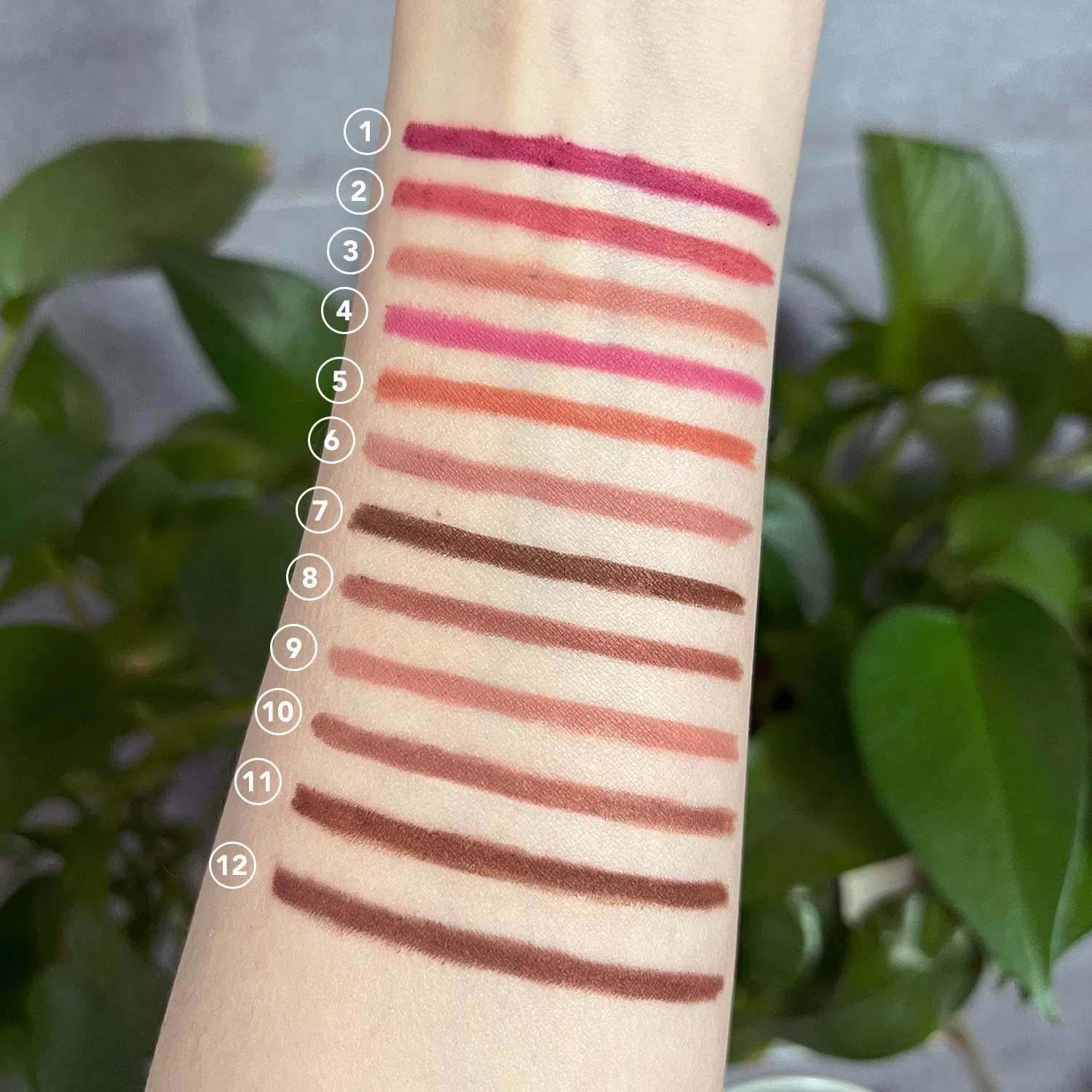 Customized Lipliner Pencil Vegan Creamy Waterproof Smoothly Lip Liner Pencil for Lips