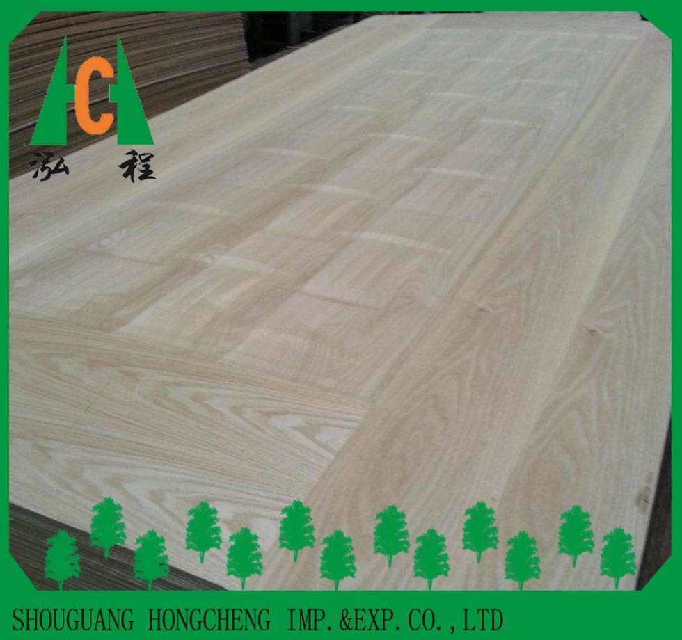 Wood Veneer Raw or Melamine MDF/HDF Moulded Door Skin