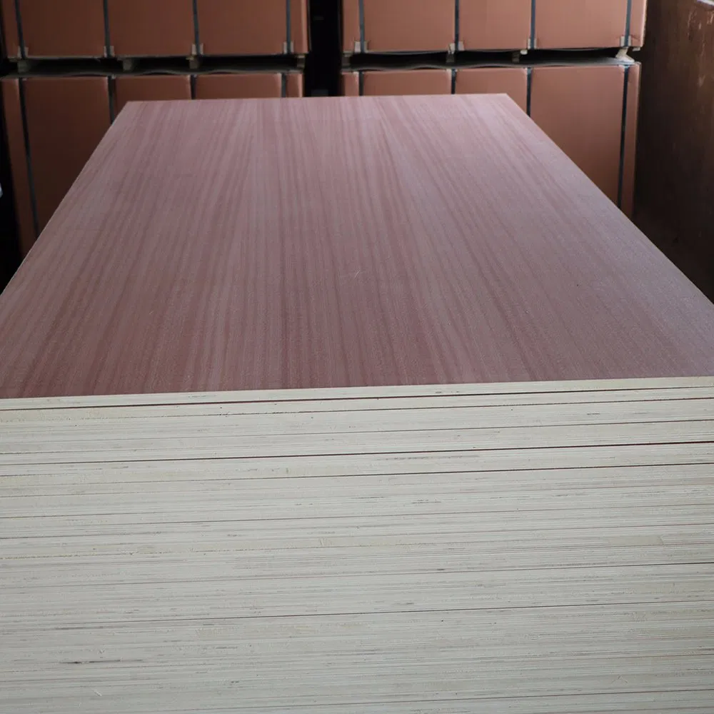 4mm 17mm Afrique Wood Sapelli Plywood Sapele Walnut Furniture Plywood
