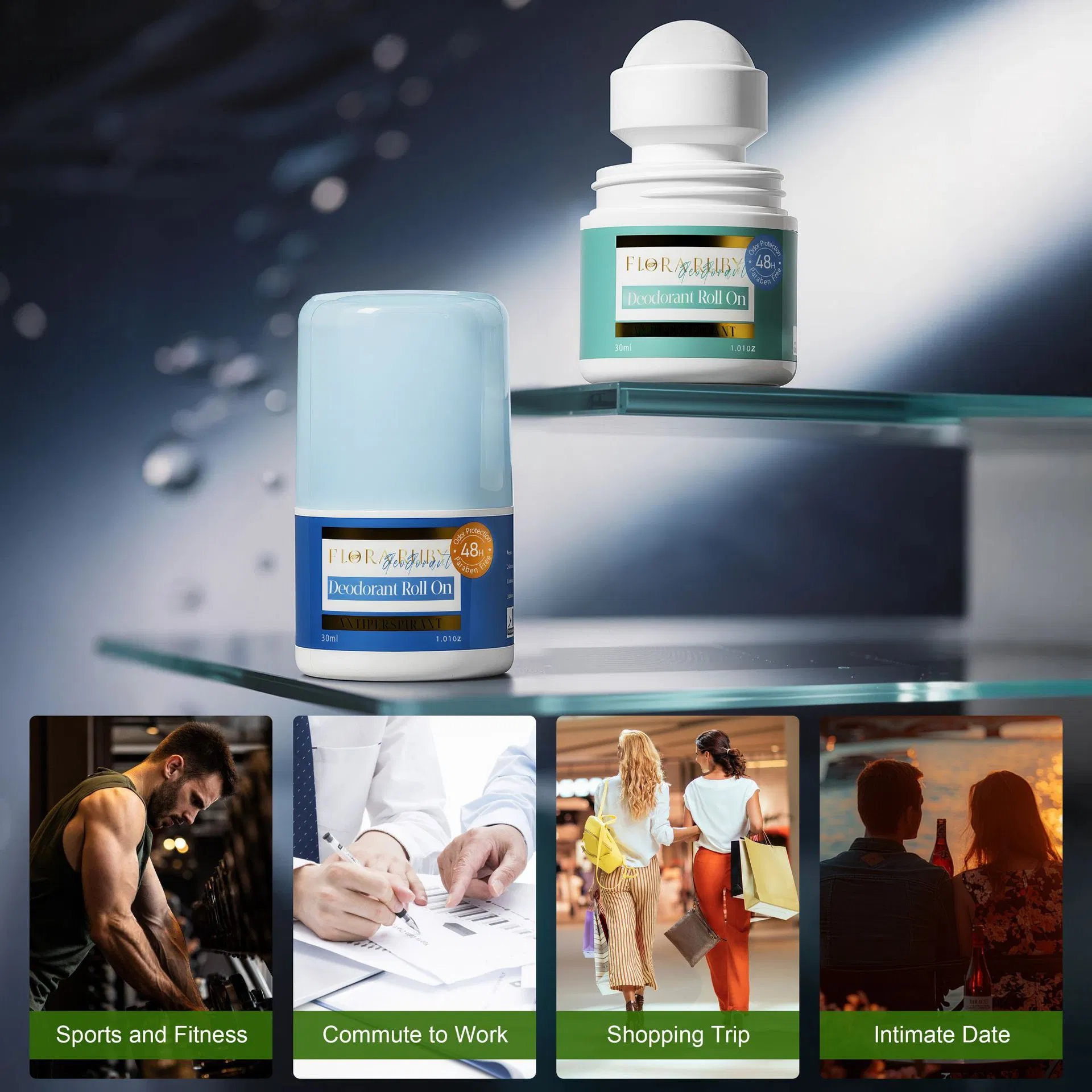 Ultimate Portable Antiperspirant Roll-on Deodorant for All-Day Freshness
