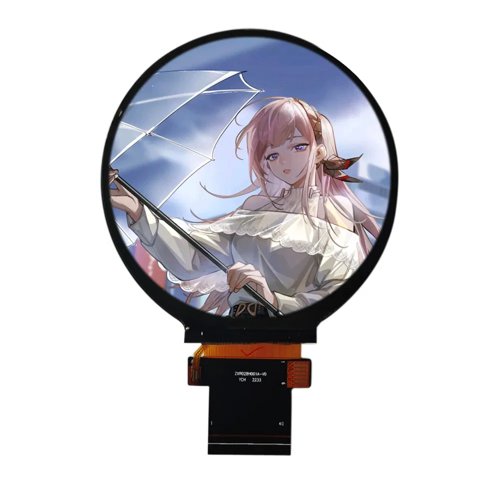 2.76inch Round Screen 480X480 IPS RGB TFT LCD Display