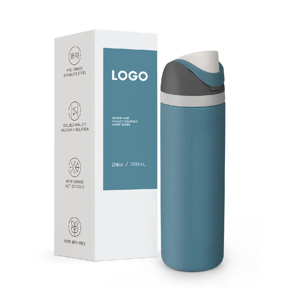 Термокружка из нержавеющей стали с ручкой, 16 oz