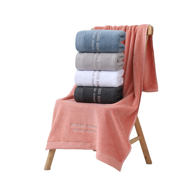 New Style Cotton Hand Towel Custom Embroidery Logo Sport Hotel Towel Home Use Bath Towel