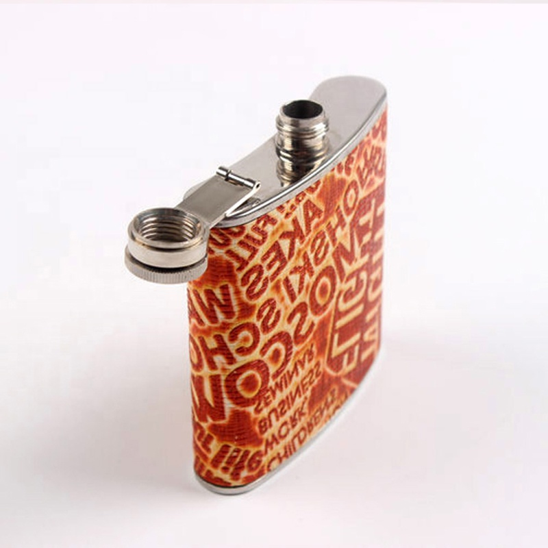 High Quality Leak Proof 304 Metal Made Stainley Whiskey Flask