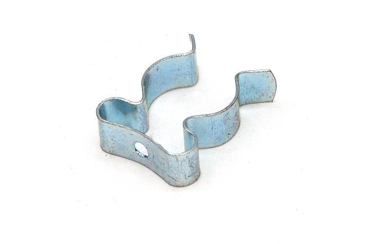 HongSheng Custom CNC Bent Stainless Steel Zinc-Plated Spring Clip Stamping Part