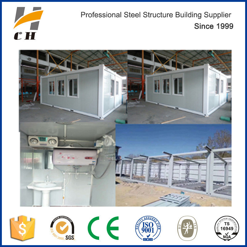 Prefabricated/Prefab Low Cost Hotel Container House with Kitchen / Toilet