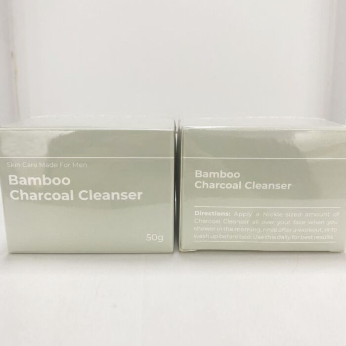Wholesale Custom Logo Bamboo Charcoal Cleanser Facial Wash Deep Cleansing Pores Remove Dead Skin for Face