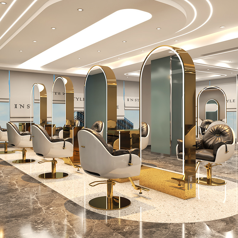 Energy Efficiency Barbershop Mirror/Vanity Light Mirror/Hair Dressing Mirror/with Stainless Steel Frame