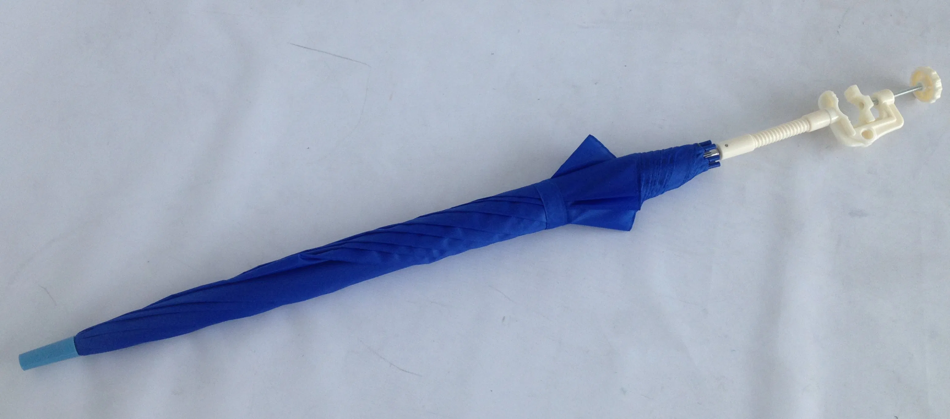 Royal Waterproof Custom Advertising 23inch Straight Manual Clamp Beach Bhair Umbrella