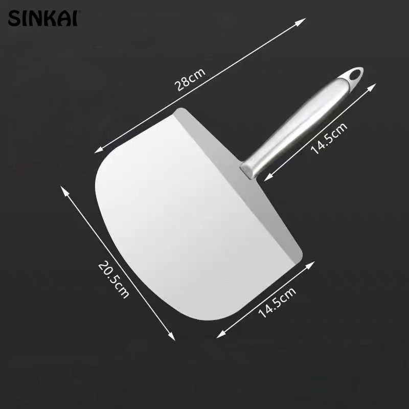 DIY Home Improvement Stainless Steel Flat Straight Edge Plaster Mortar Board Loader Putty Knife