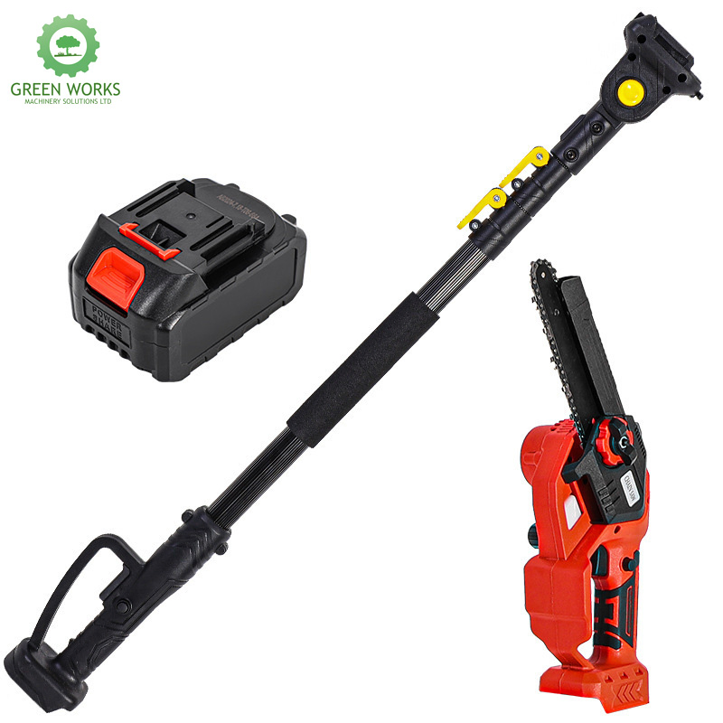 Pole High Portable Cordless Electric Chainsaw - Compact, Brushless Lithium - Ideal for Tree Trimming