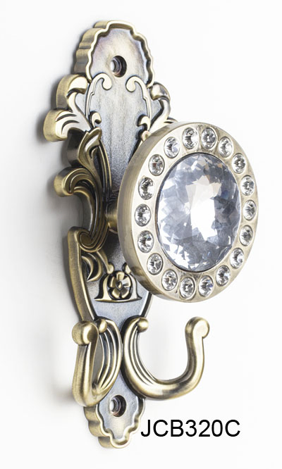 Stylish Crystal Wall Hook for Modern Home Decor Accessories