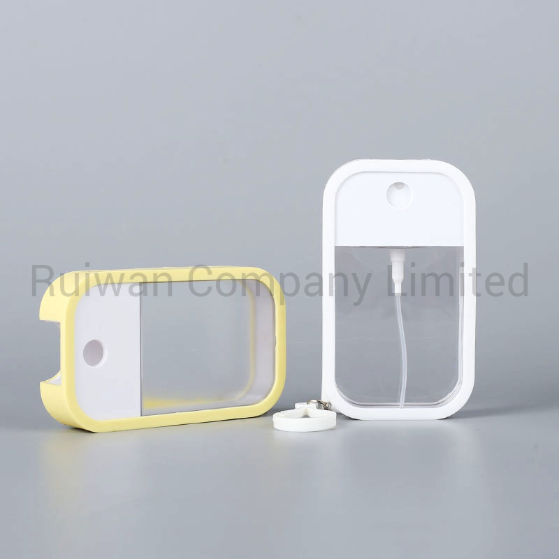 New Style Portable Liquid Soap Spray Bottle with Silicon Rubber Case Card