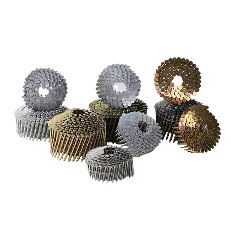 Siding Nails, 15-Degree Wire Collated Coil Siding Nails, Full Round Head Galvanized Nail for Sheathing Decking Fencing