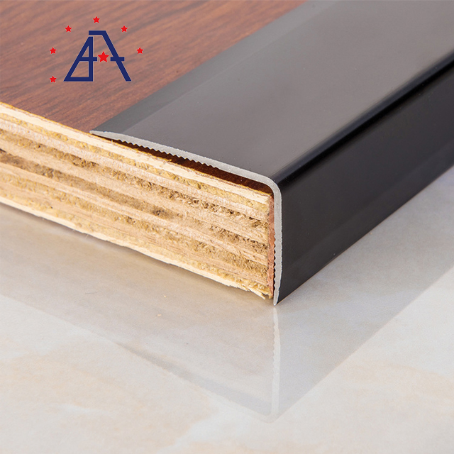 Misumi Custom 8mm Wall External Corner Applications Round Aluminum Tile Trim for Home Office Decoration