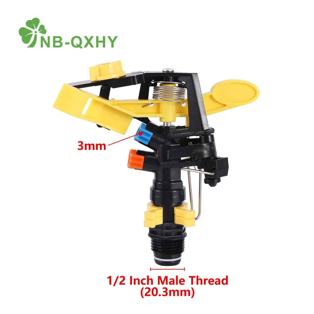 1/2 Inch Male Thread Low to Medium Pressure Impact Sprinkler for Irrigation