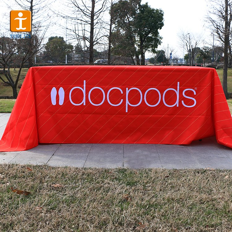 Advertising High Quality Best Selling Custom Printed Fabric Cloth Wholesale Hotel Tablecloth