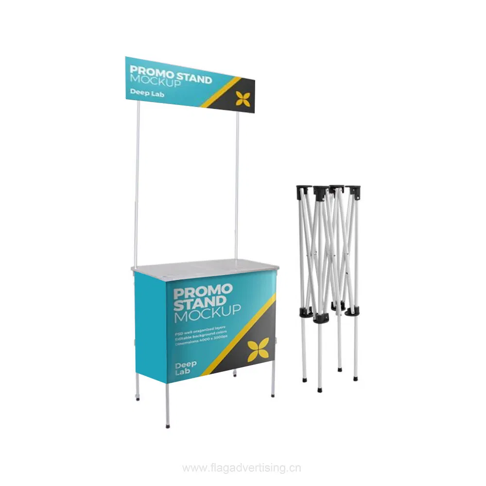 Multifunction Folding Portable Aluminum Promotion Table for Trade Show