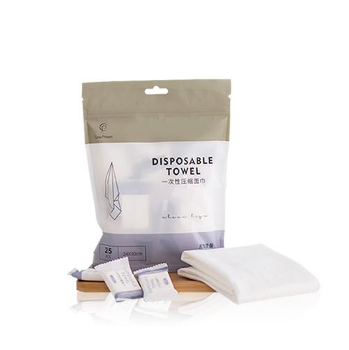 Biodegradable Nonwoven Fabric Magic Coin Tissue Disposable Compressed Facial Towel