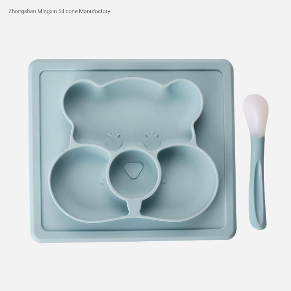 Amazon Hot Food Grade BPA Free Baby Silicone Plate