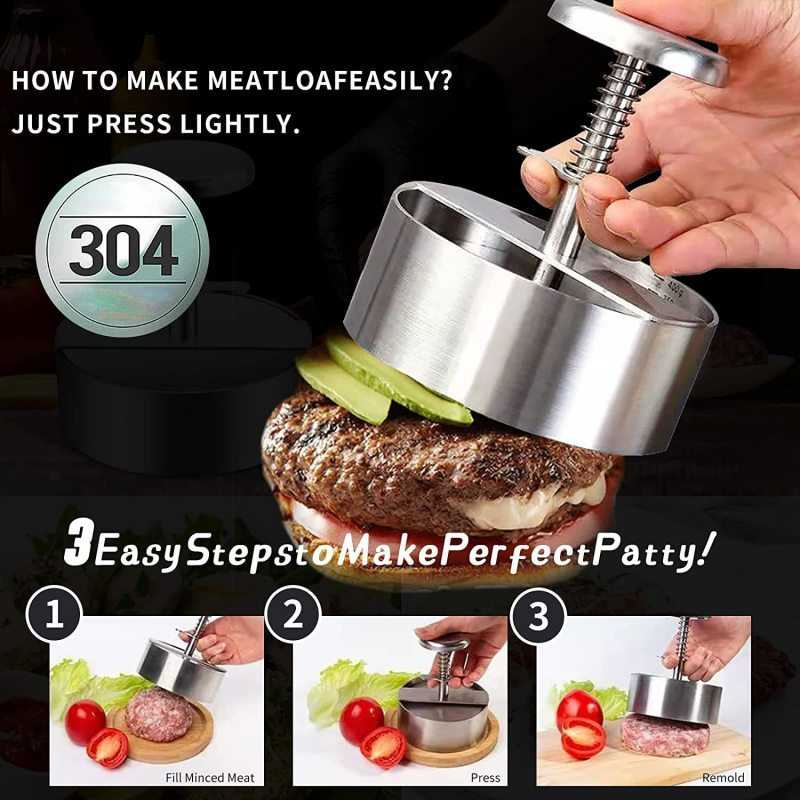 Three Hundred and Fourmeat Compactorstainless Steelcake and Meat Press Machinediy Rice and Vegetable Rollmeat Filling Mold