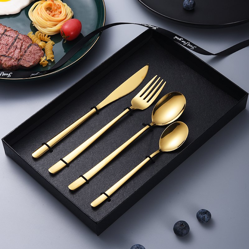 SS304 Korean Style Stainless Steel Spoon Fork Stainless Steel Cutlery