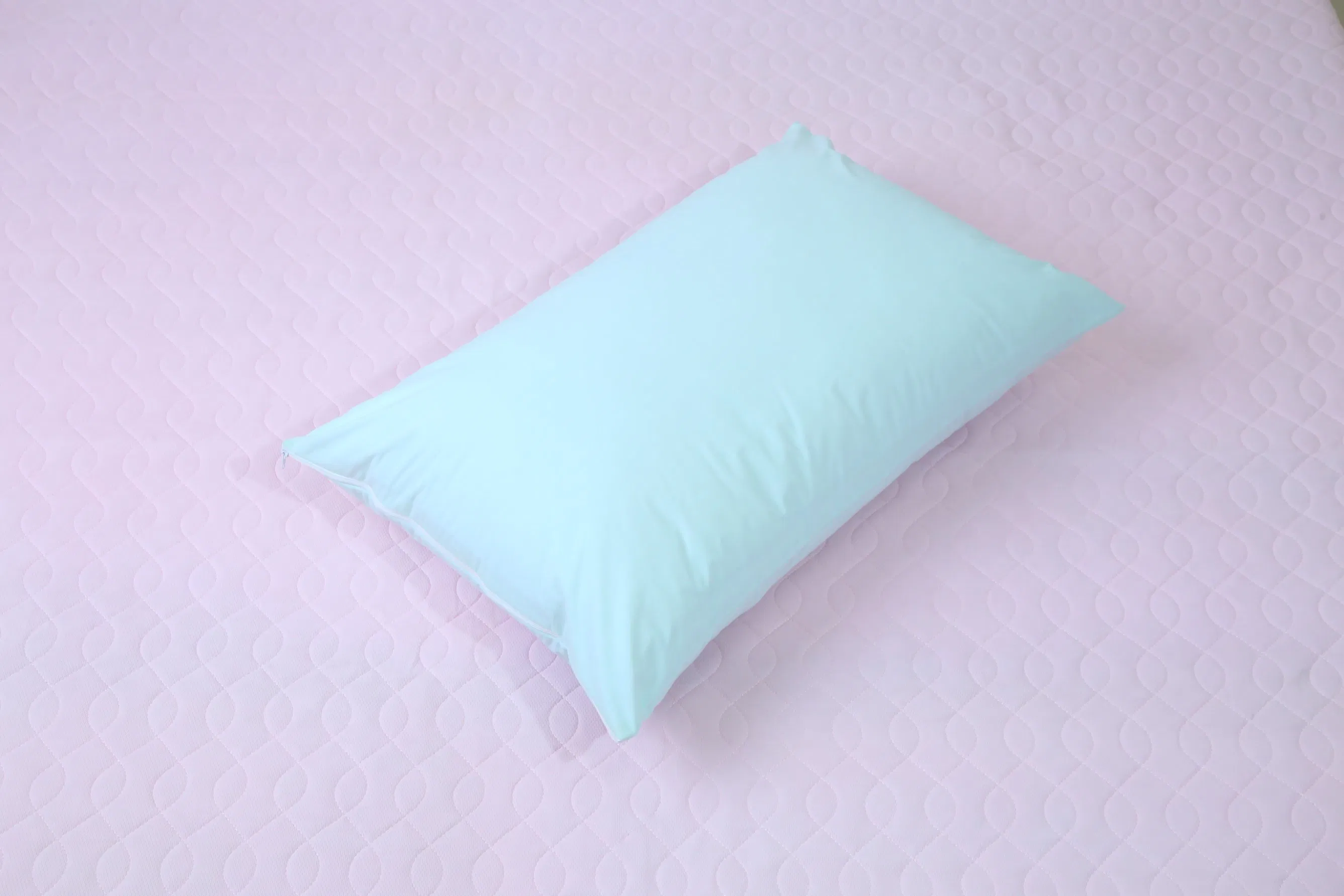 Zippered Waterproof Knitted Polyester Pillow Cover Pillow Protector Hotel Breathable Durable