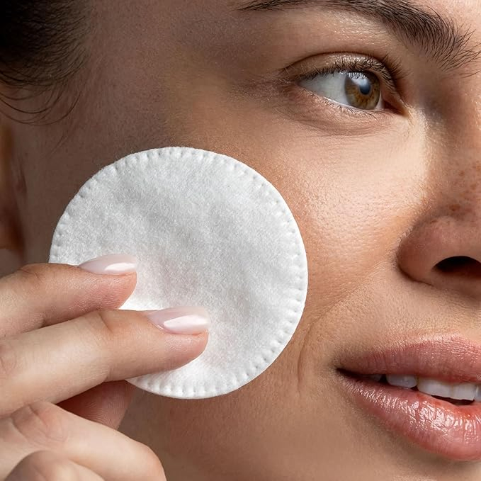 Soft Cotton Facial Pads for Gentle Makeup and Nail Polish Cleansing