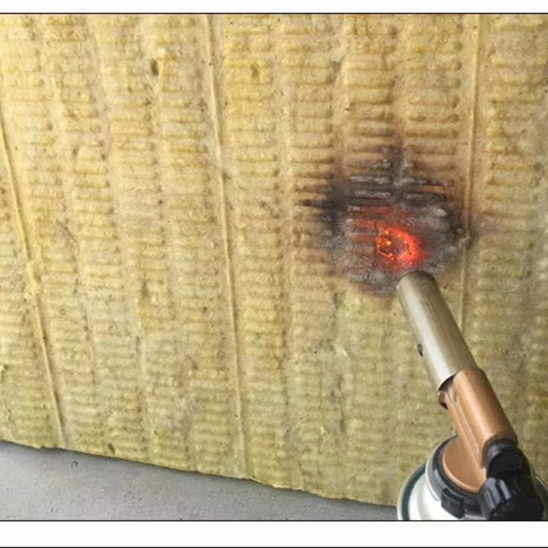 Modern Designed Rock Wool Board Aluminum Foil Heat Resistant Thermal Insulation for Modular Facade Protection