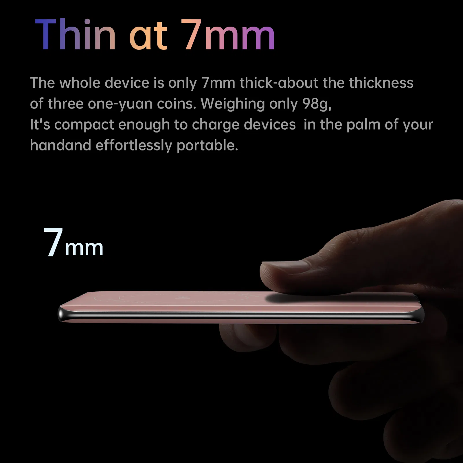 5000mAh Magsafe Power Bank 0.7cm Slim Design Pd 20W Fast Charging