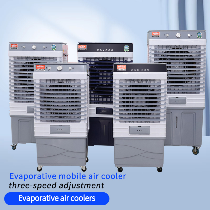 Large Air Domestic Industrial Chiller with Water Cooling Air Conditioning Fan Mobile Factory Commercial Evaporative Cooling Fan