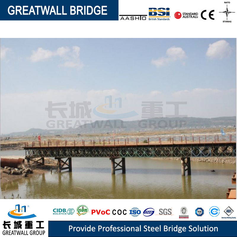Steel Prefabricated Modular Bailey Bridge and Deck