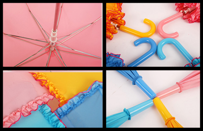 Wholesale 8K Modern Cute Custom Print Kids Girl Boy Child-Friendly Straight Umbrella for Children