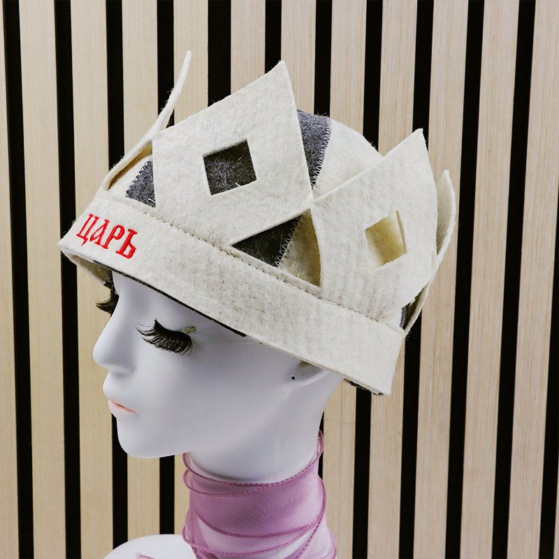 Factory Direct Custom Wool Sauna Hat 100% Wool for Daily Outdoor Use