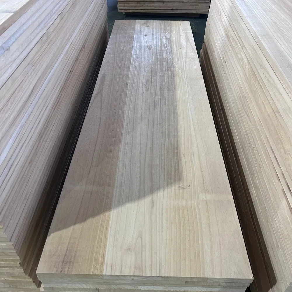 Qingfa Solid Wood Furniture Panel Paulownia Coffin Board for Europe