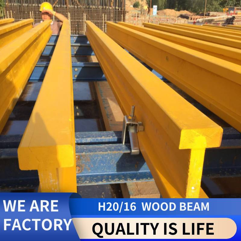 China Cheap Yellow High Quality Concrete H20 Formwork Wood Beam Plywood H20 Wood Timber Beam