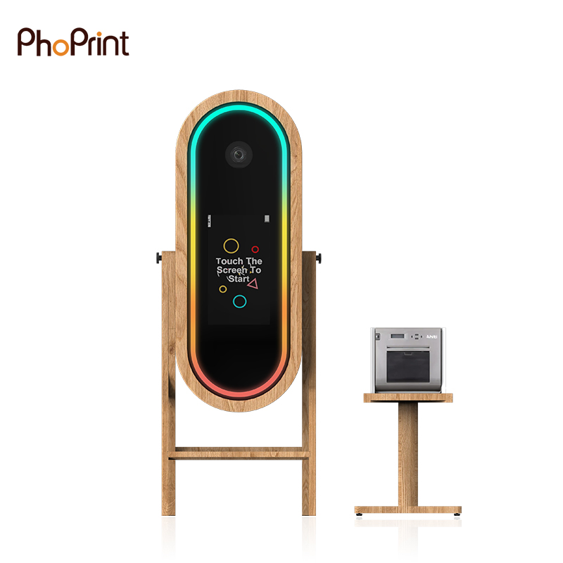 Procurement Section Hot Sale Event Wedding Photo Booth Selfie Booth Magic Mirror Photo Booth Machine