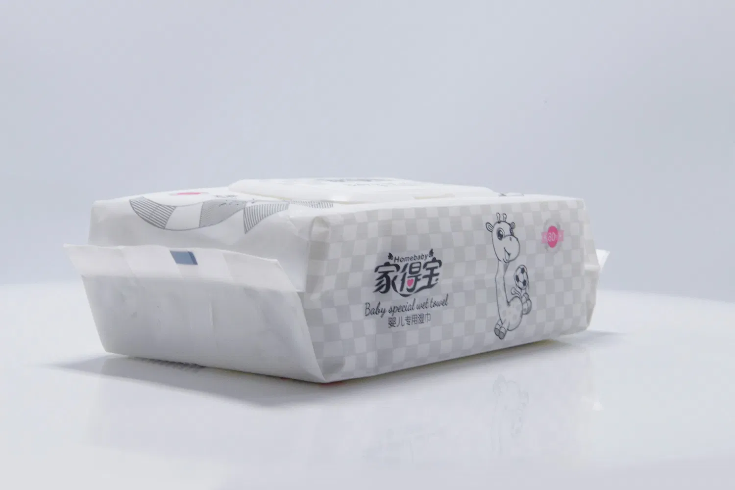 80PCS Non Woven Fabric Wipes Disposable Gentle Baby Special Wet Towel