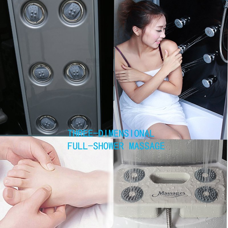 Luxury Sanitary Ware Corner-Located Steam Room (KB-880)