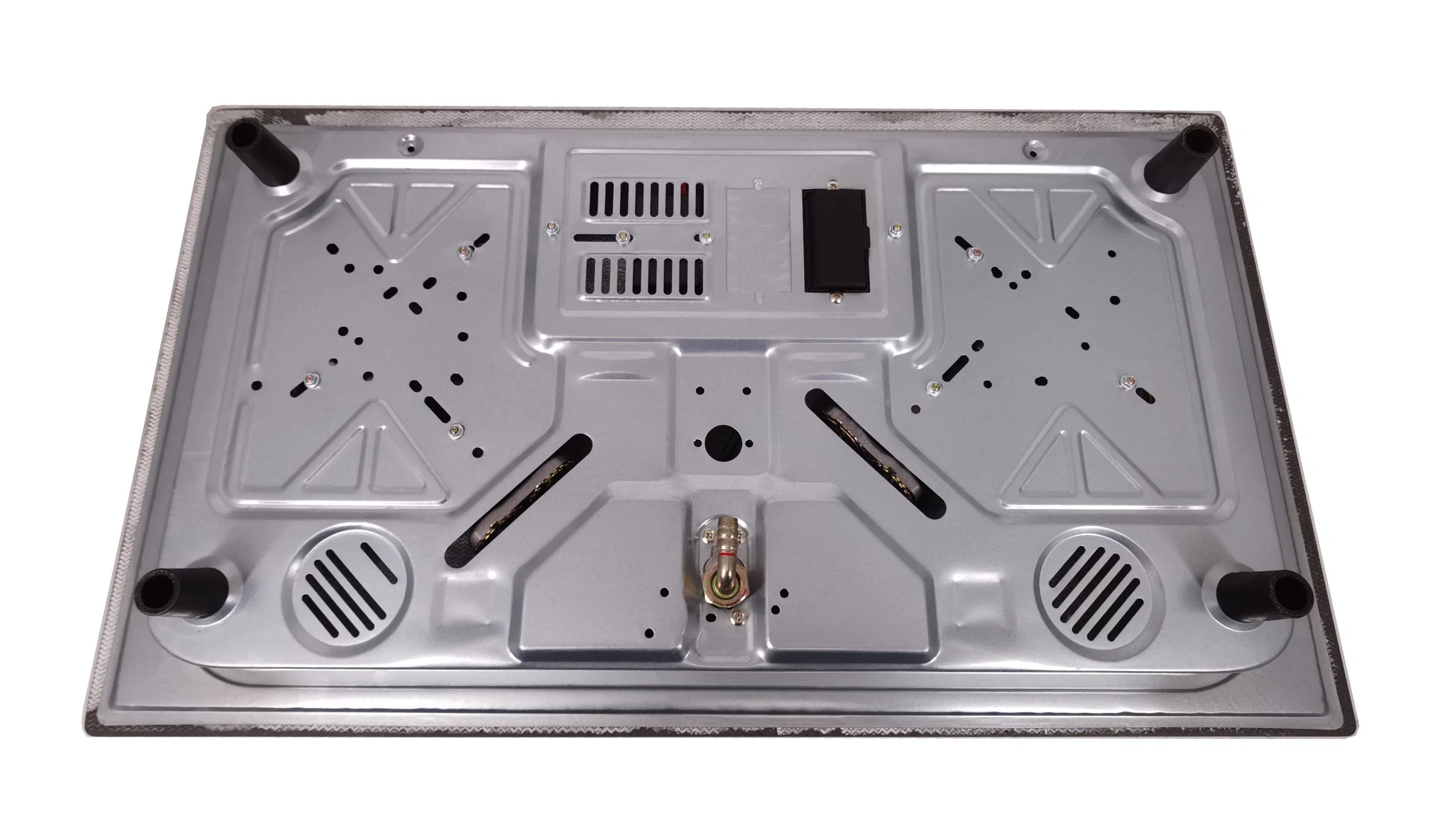 Goldk GS-163 Premium Quality Black 2 Burner Build-in Tempered Glass Gas Stove