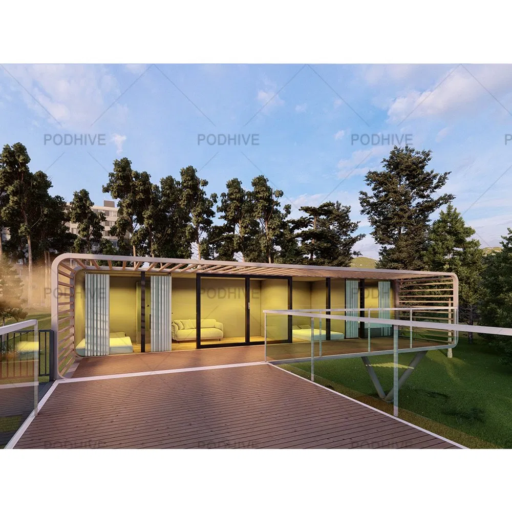 2-Story China's 20FT/40FT Customizable Apple Cabin Modular Homes