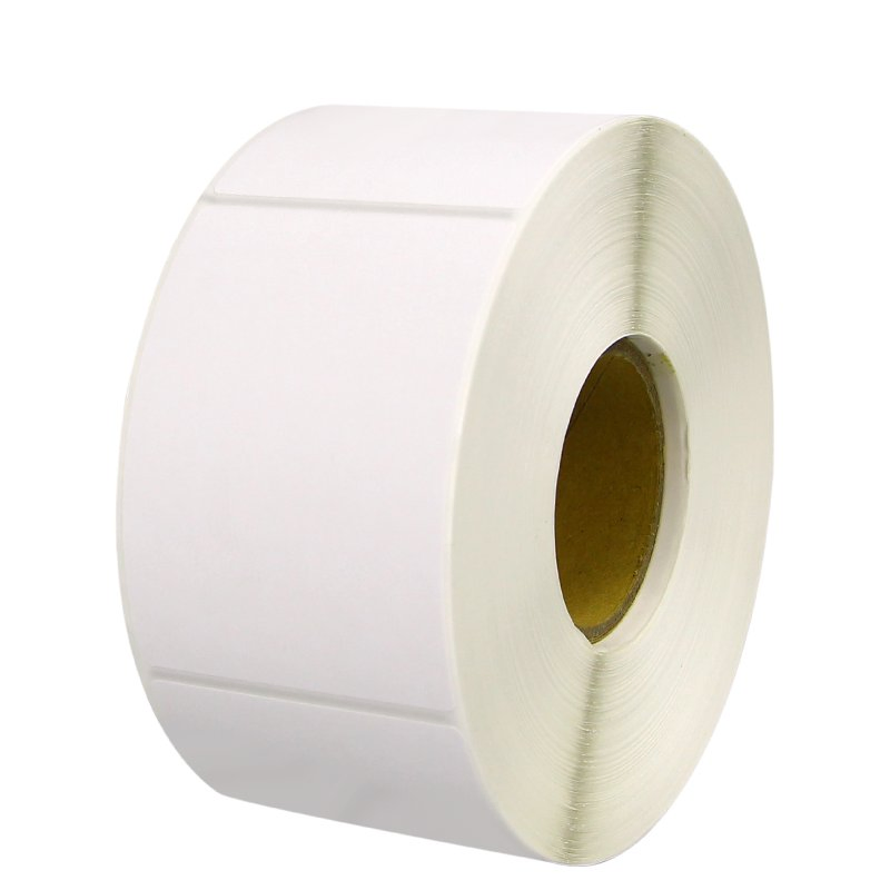 Premium White Removable Copperplate Paper Labels for Food Storage